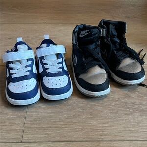 Nike Kids' Navy and Black Sneakers Set